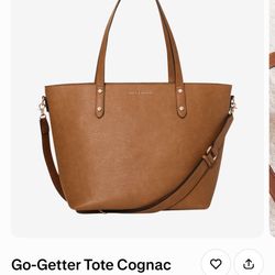 Poppy And Peonies cognac Bag