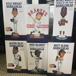 Atlanta Braves Bobble Head Bundle