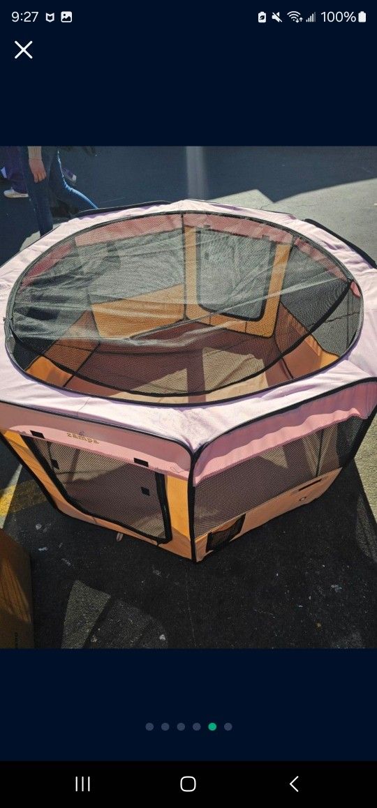 Playpen For pet Indoor Outdoor Foldable XL