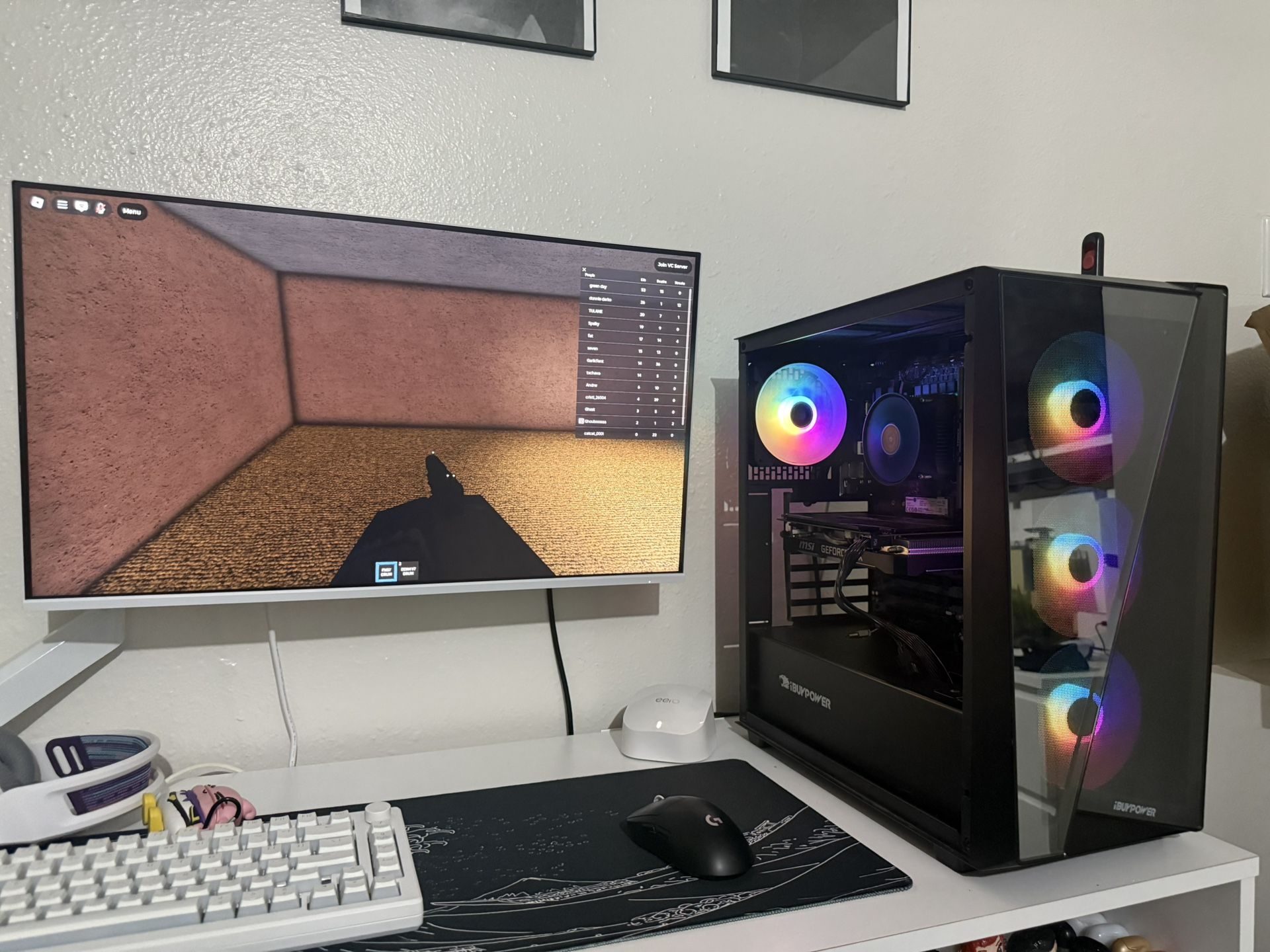 Black Gaming Pc Computer Desktop RTX 2060 Super