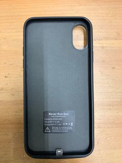iPhone X battery case 6000mAh