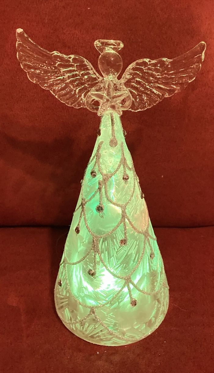 Angel Of Light Glass Led Color Changing