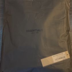 black essential hoodie