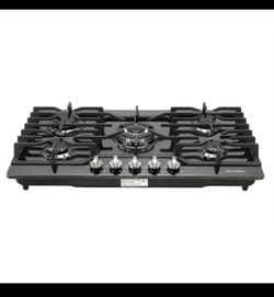 Natural Gas Cooktop  5 Burners  New