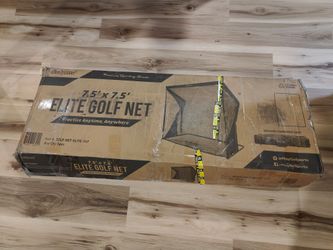 Go sports elite 7.5 x 7.5 with shank nets.