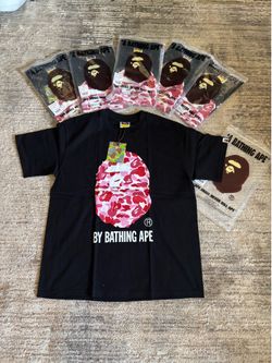 Pink and black bape sizes S-M-XL