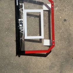 Indoor basketball hoop