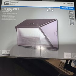 250 Watt Exterior LED Wall Light 10,000 Lumens