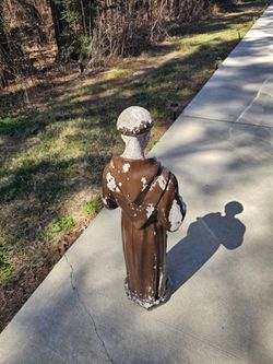 3 foot solid concrete statue
