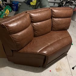 Brown Leather Couch (Corner Piece Only)