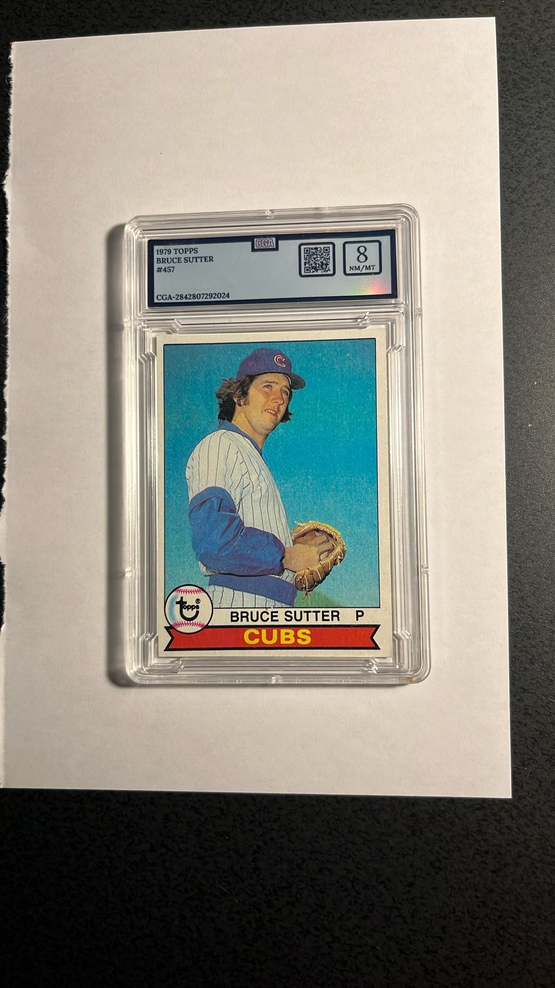 Bruce Sutter 1979 Topps Baseball Card- Graded