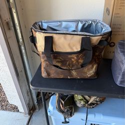 Camo cooler tote