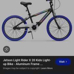 Blue Bike Kids Almost New Condition 