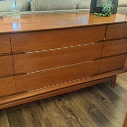 Mid Century Modern Kent Coffee Dresser, Night Stand,mirror