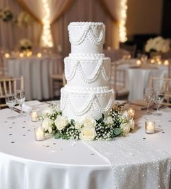 Cake Wedding. Fake