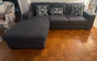 Playscape sleeper sofa with storage