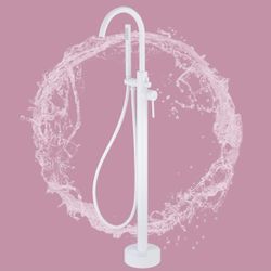 KALOG Single Handle Freestanding Tub Filler Floor Mount Bathtub 