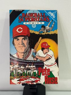 PETE ROSE - Baseball Comic Book!!  RARE!  Reds