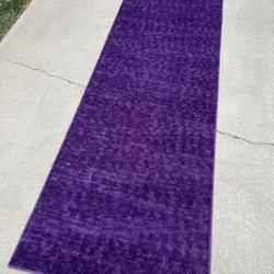 Cool Purple Runner Rug (3’x9’11”)