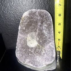 Large Amethyst Druzy Cathedral Geode – 7” Tall