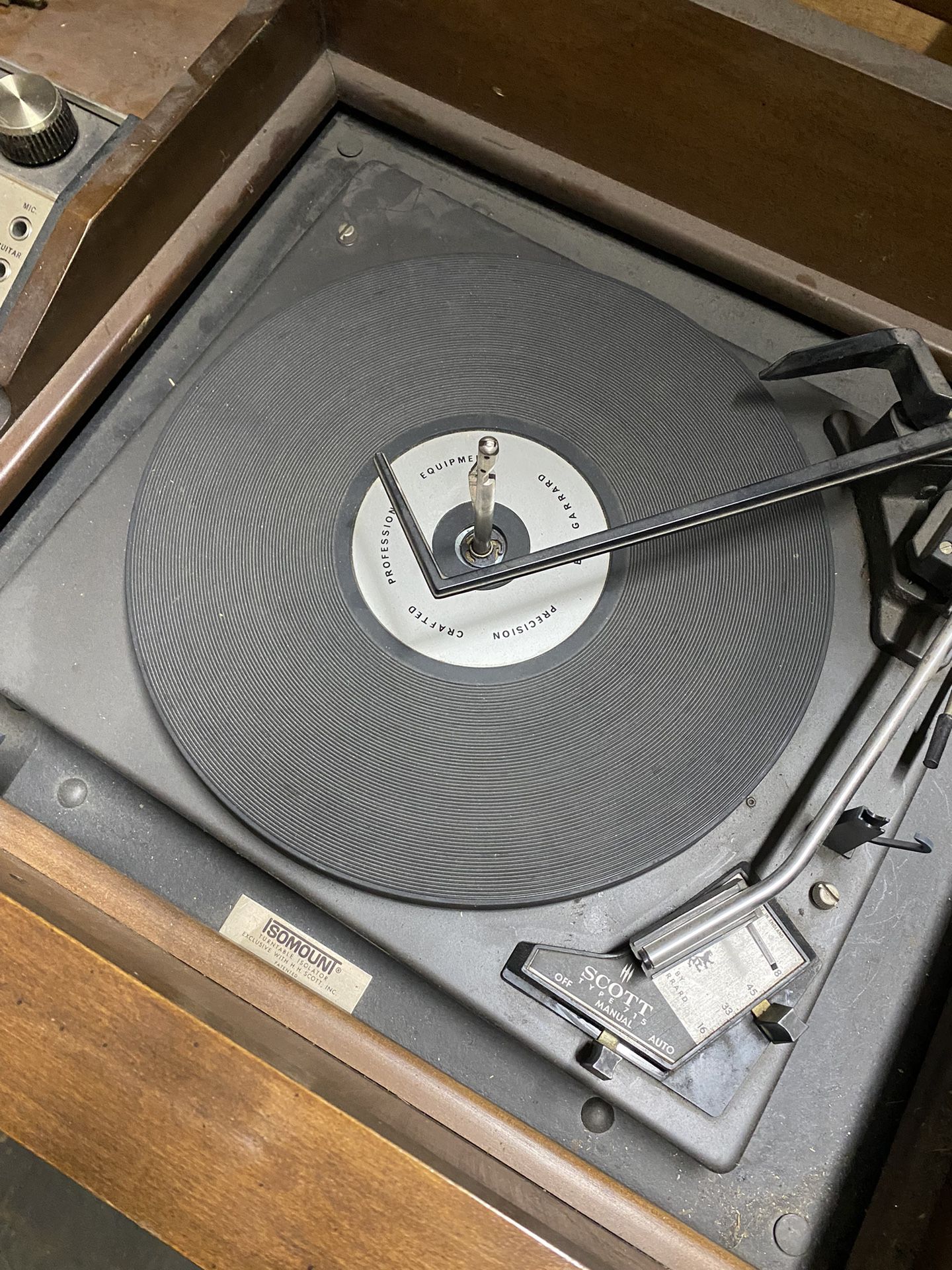 Vintage Antique Record Player (Works)