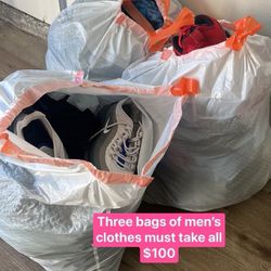 Men’s Clothes And Shoes Lot