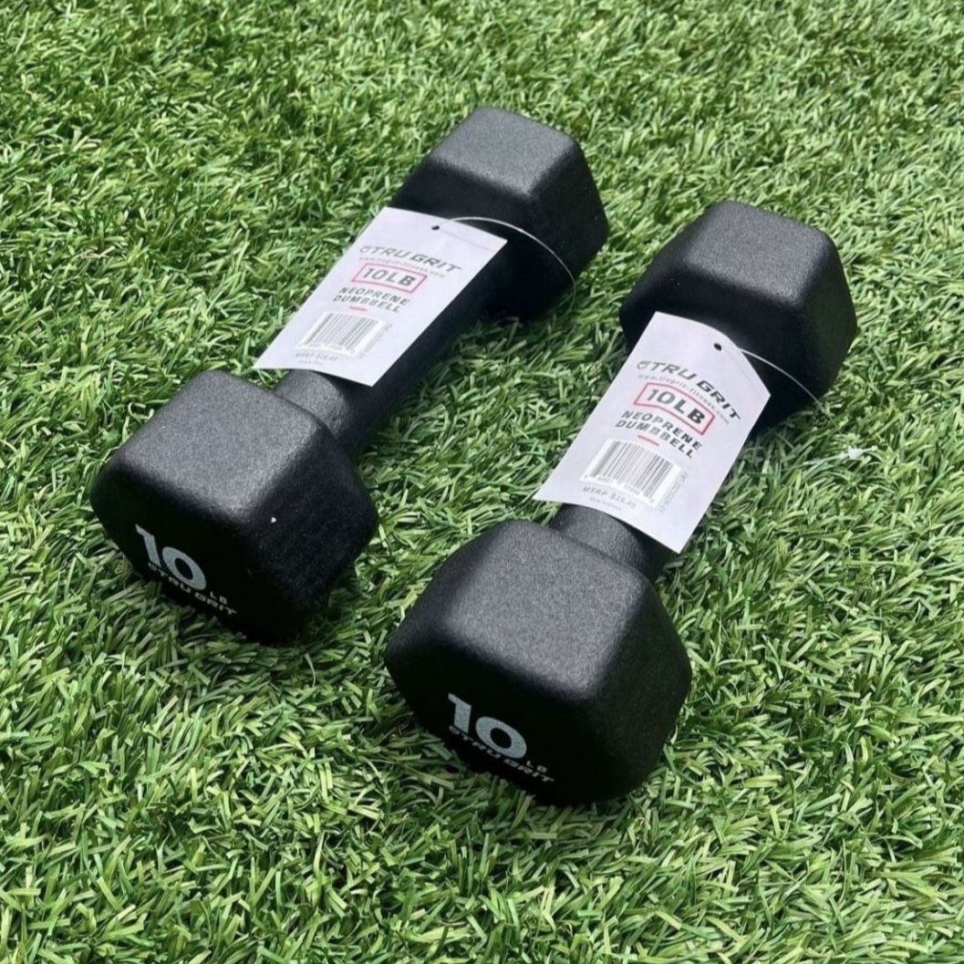 Brand NEW 10lb Neoprene Dumbbells Set