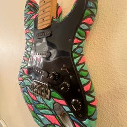 Electric Guitar Art Piece