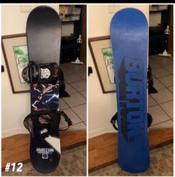 Burton Chopper 131cm snowboard with Solomon M/L bindings