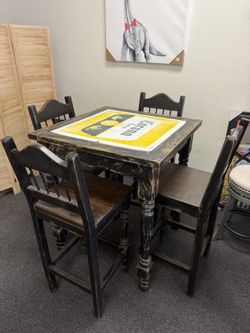 Corona wood dining set 