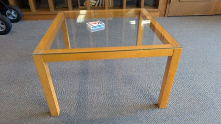 Glass Coffee Table or Side table