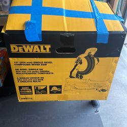Dewalt 10” Single Bevel Compound Miter Saw