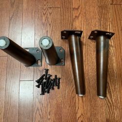 Wood Furniture Legs w Hardware 