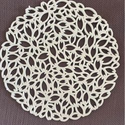 4 piece Mint Green Vinyl Table Placemat
