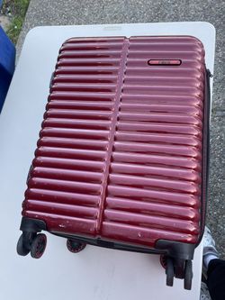 Burgundy Suitcase