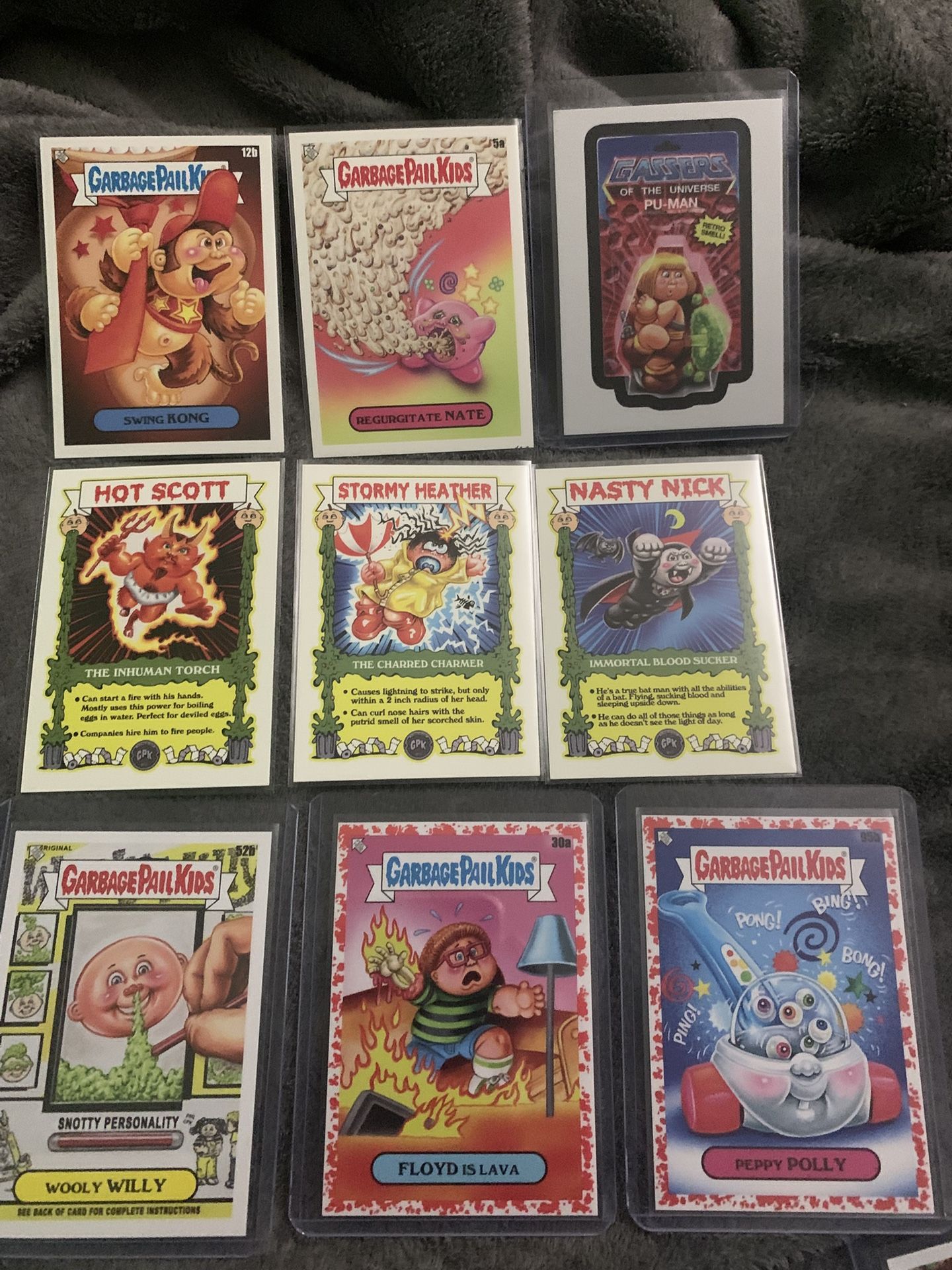 Garbage Pail Kids Lot Of Hits - 9 Cards - Red Parallels, Nintendo Cards, TCG Inserts, Others
