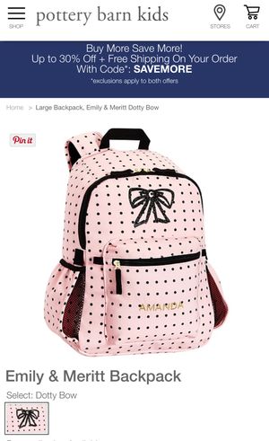 Pottery Barn Kids Backpack For Sale In Miami Fl Offerup