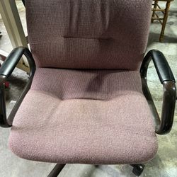 Vintage 1988 Purple Steelcase Desk Chair 