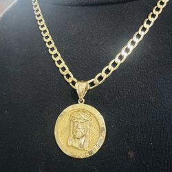 Cadena 10k Italiana De Fábrica. 22g 