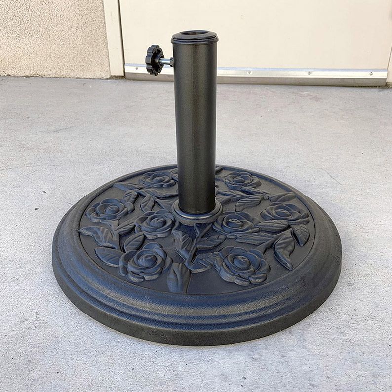 $25 (New in Box) Lightweight Patio Umbrella Base 18” Round Base Stand Outdoor Garden Market, Weight 18 lbs