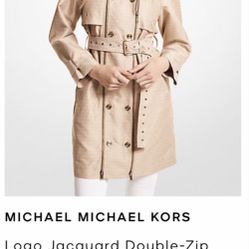 Michael Kors British Khaki Tench Coat