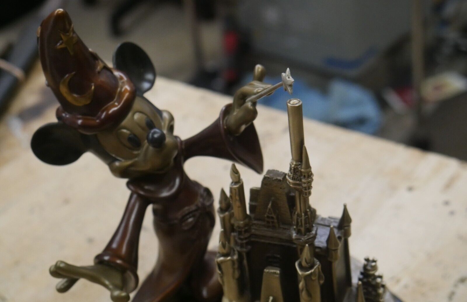 Disney 25 Magical Years Bill Toma Bronze Mickey Mouse Sculpture 3/100 signed.