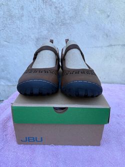 JBU Brown Mary Jane Flats