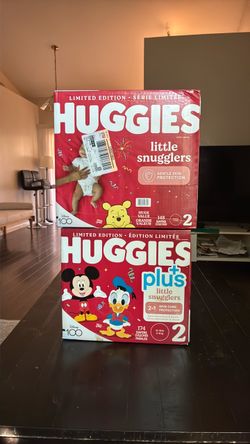 Huggies Little Snugglers Size 2 Diapers – 2 Boxes