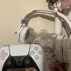 ps5 controller and head set