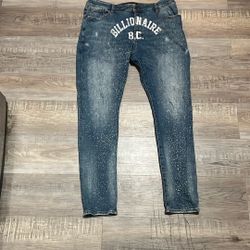 blue denim billionaire club jeans