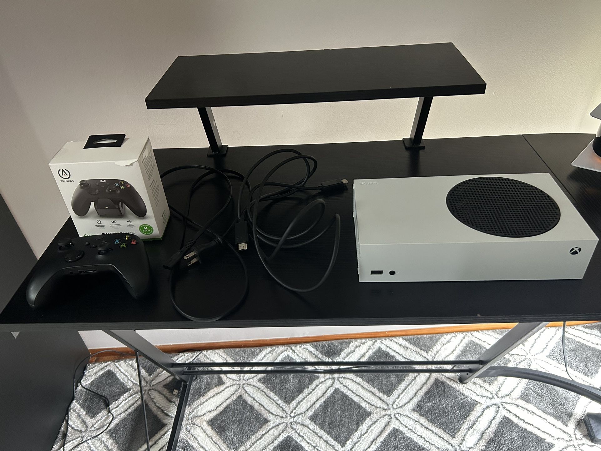 Xbox Series S All Wired Controller And Charging Station With Battery Pack Included