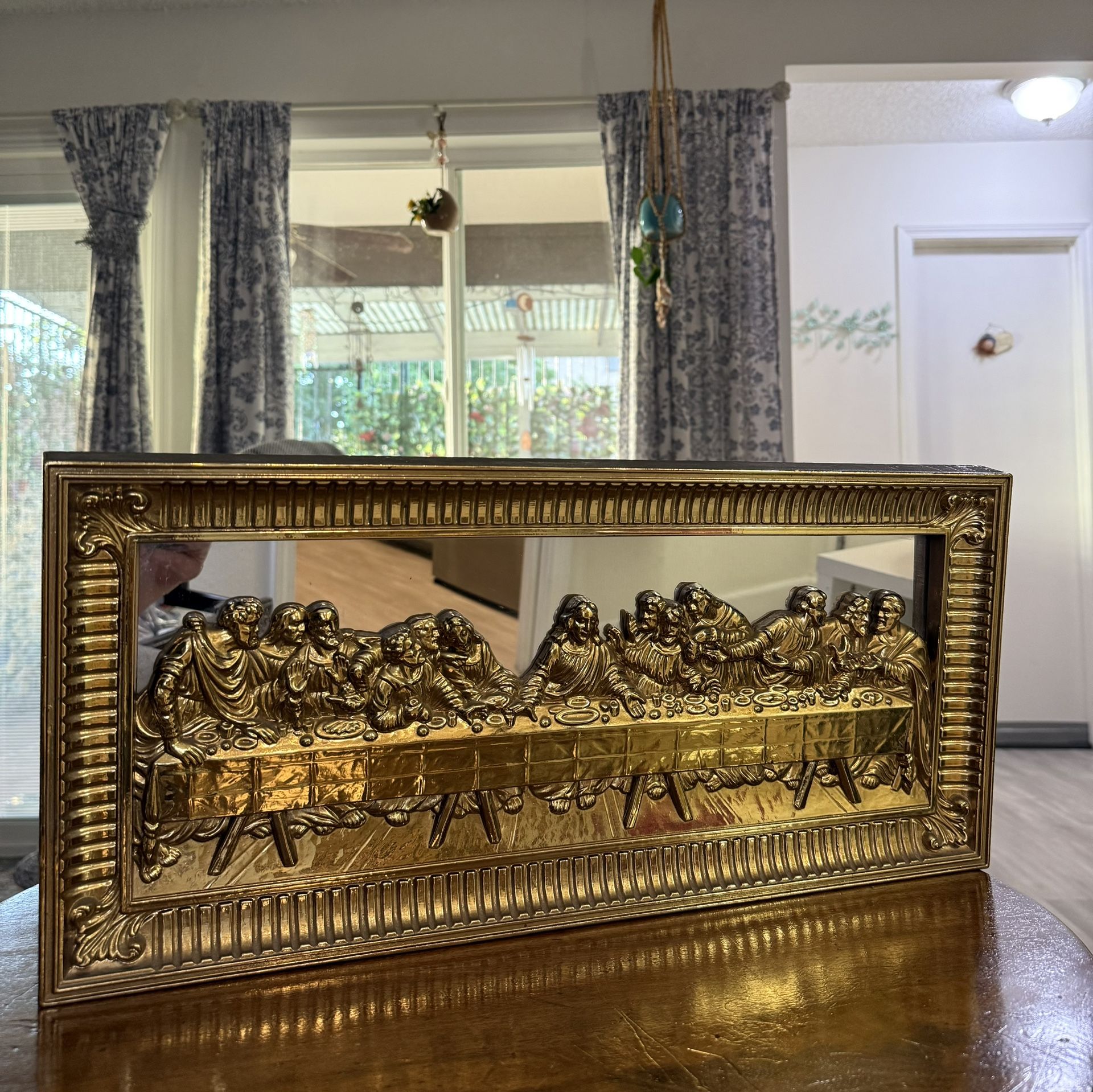 3D LAST SUPPER VINTAGE HOME INTERIOR MIRRORED WALL ART for Sale in Las ...