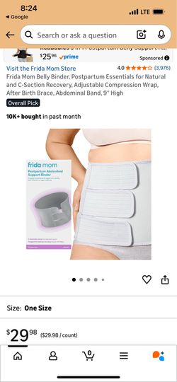 Postpartum abdominal support
