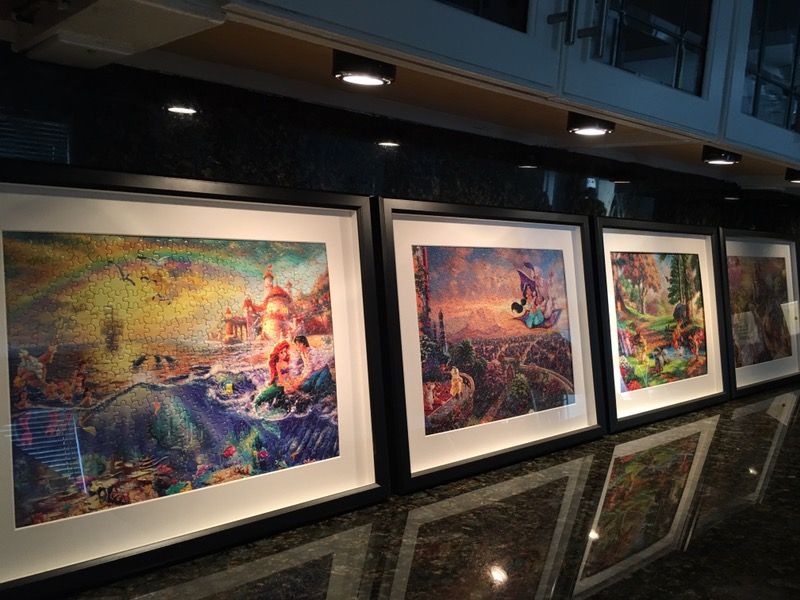 Disney framed puzzles